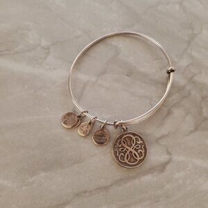 💖 Alex and ani Silver Path of Life Expandable Charm Bracelet Bangle 💖